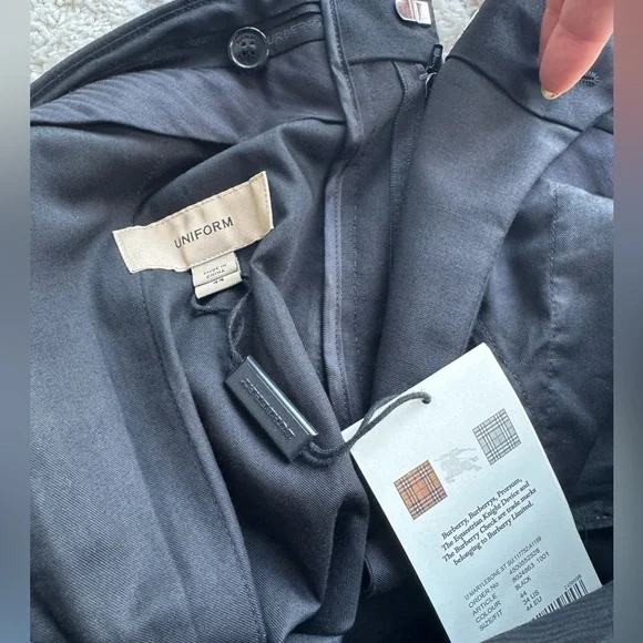 Burberry Uniform Black Dress Pants - Picture 9 of 12